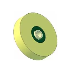 Roller no. 212 – plastic support roller Ø124 mm for Grimme machines | OEM Grimme 623.00012 | made by KiJ