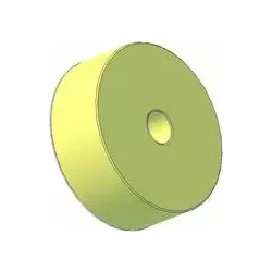 Roller no. 215 – plastic support roller Ø62 mm for Grimme machines | OEM Grimme 088.00243 | made by KiJ