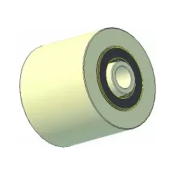 Roller no. 218 – plastic support roller Ø75 mm for Grimme machines | OEM Grimme 602.00053, 200.24939, 200.07971 | made by KiJ