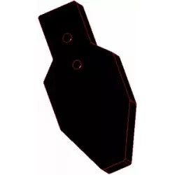 Scraper paddle 236-104/29 – spare part made by KiJ | OEM 122508 | made by KiJ
