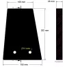 Forced intake rubber paddle – rubber element made by KiJ | OEM 110698 | made by KiJ