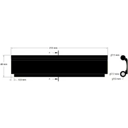 Basket connecting rubber – short – rubber element made by KiJ | made by KiJ