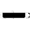 Basket connecting rubber – short – rubber element made by KiJ | made by KiJ