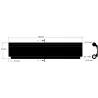 Basket connecting rubber – long – rubber element made by KiJ | made by KiJ