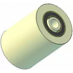 Roller no. 246 – plastic support roller Ø75 mm for Grimme machines | OEM Grimme 200.92919 | made by KiJ