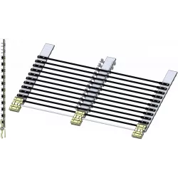 Stone separator web on 3 belts Reekie – spare web for Reekie machines | made by KiJ