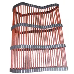 Stone separator web on 4 belts Reekie – web for Reekie stone separator | made by KiJ
