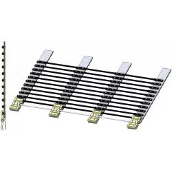 Stone separator web on 4 belts Reekie – web for Reekie stone separator | made by KiJ