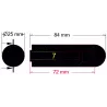 Rubber finger for seed drill press wheel 84-25-8,5 | OEM AC 802808 | made by KiJ