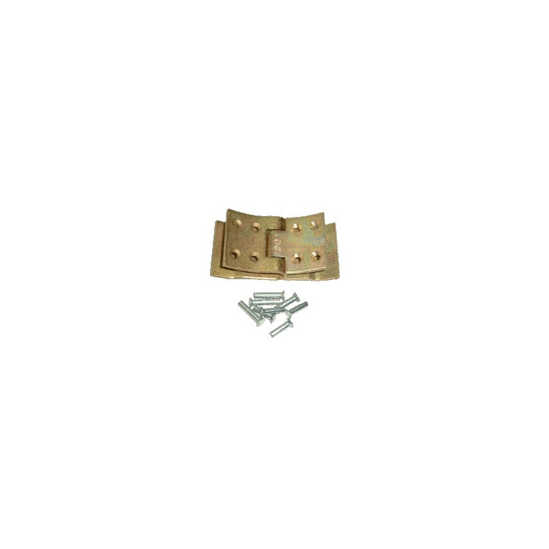 Sieve web belt connectors + rivets – set – belt connector for Anna Z644 potato harvester | OEM Anna 5644-38-007-1 | made by KiJ