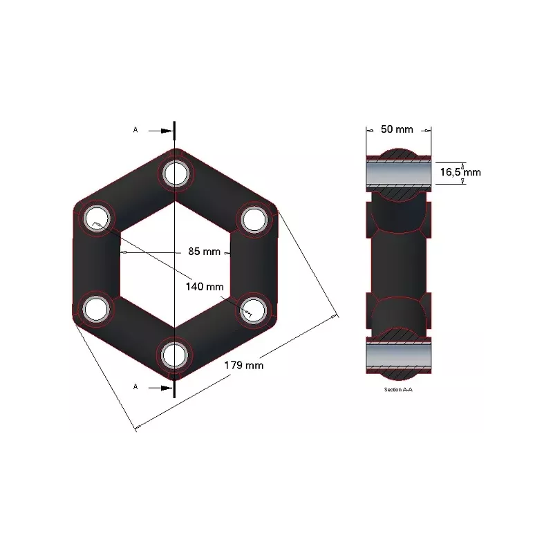 Power harrow – spare part made by KiJ | OEM 12380000601 | made by KiJ
