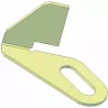 Metal scraper, right – scraper for Grimme machines | OEM Grimme 015.11859 | made by KiJ