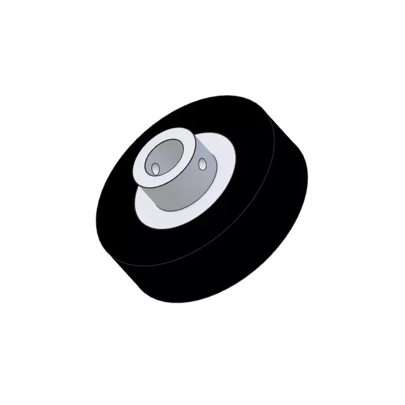 Roller no. 36 – cast iron and rubber roller Ø140 mm for Grimme machines | OEM Grimme 300.04866, 300.04990 | made by KiJ