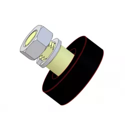 Roller no. 347 – rubber support roller | made by KiJ
