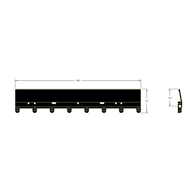 Haulm web paddle L-680 – paddle for ROPA Keiler machine | OEM ROPA 501027 | made by KiJ