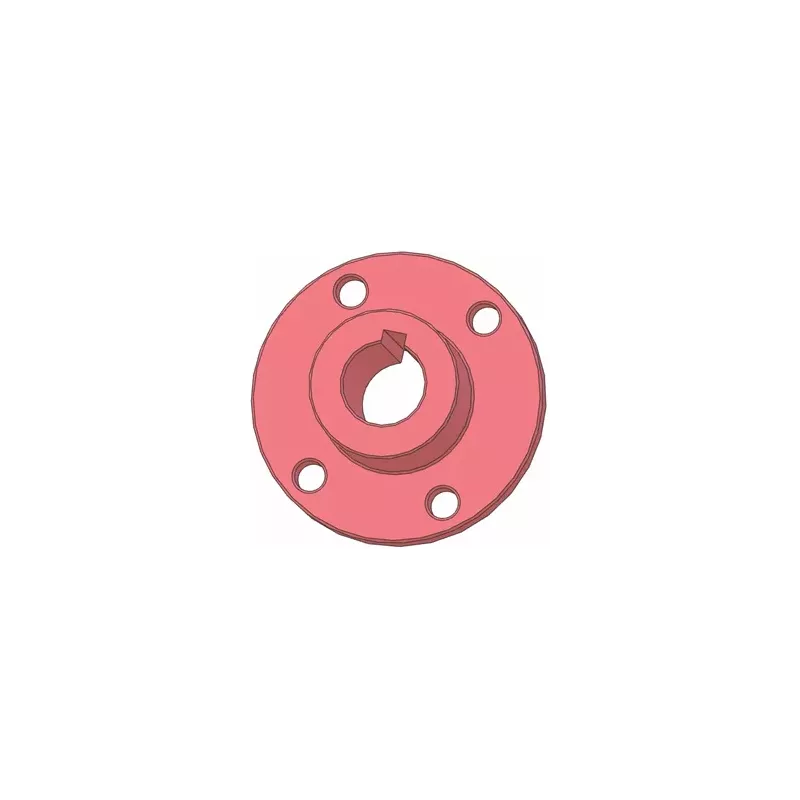 Roller no. 196a – cast iron roller hub Ø70 mm for Wuhlmaus machines | made by KiJ