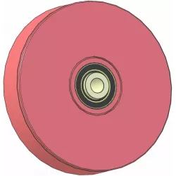 Roller no. 114 – cast iron return roller Ø192 mm for Grimme machines | OEM Grimme 200.48657 | made by KiJ