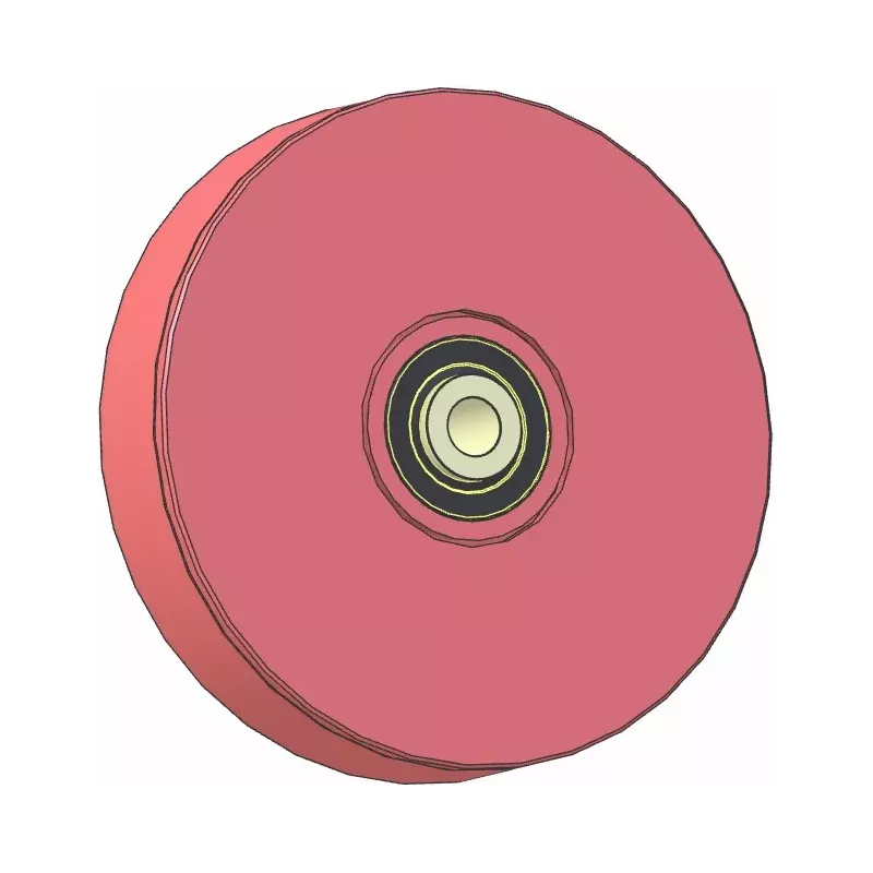 Roller no. 114 – cast iron return roller Ø192 mm for Grimme machines | OEM Grimme 200.48657 | made by KiJ