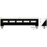 Paddle with 2 fixing points 450 – paddle made by KiJ | made by KiJ