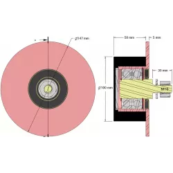 Roller no. 10a – steel and rubber support roller Ø100 mm for Grimme machines | OEM Grimme 200.02835, 200.22084, 200.01962 | made by KiJ