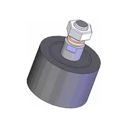 Roller no. 14 – rubber support roller Ø75 mm for Grimme machines | OEM Grimme 088.00336, 200.05003 | made by KiJ