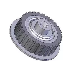 Roller no. 19a – cast iron and rubber drive roller Ø170 mm for Grimme machines | OEM Grimme 076.00822 | made by KiJ