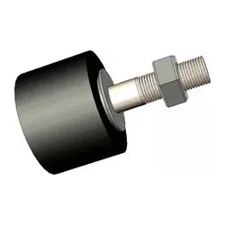 Roller no. 38 – rubber support roller Ø61 mm for Grimme machines | OEM Grimme 200.04779, 200.30645, 088.00055 | made by KiJ