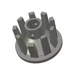 Roller no. 42 – cast iron drive roller Ø82 mm for Grimme machines | OEM Grimme 006.00065 | made by KiJ