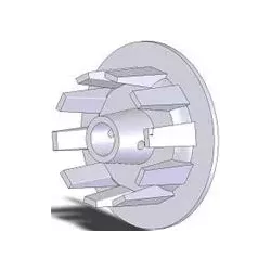 Roller no. 51 – cast iron drive roller Ø101 mm for Grimme machines | OEM Grimme 006.00066, 006.00067 | made by KiJ