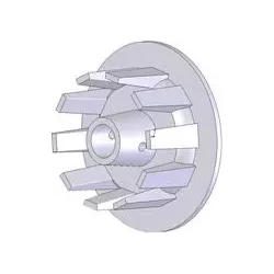 Roller no. 64 – cast iron drive roller Ø101 mm for Grimme machines | OEM Grimme 006.00068, 006.00069, 006.00550 | made by KiJ