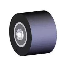 Roller no. 106 – steel and rubber support roller Ø95 mm for Grimme machines | OEM Grimme 200.27582, 200.27581, 200.27583 | made by KiJ