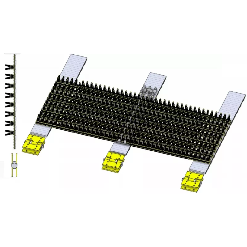 Haulm web DR 1500 on 3 belts – web for Grimme DR 1500 potato harvester | OEM Grimme 300.18407, 300.25773, 300.18646 | made by KiJ