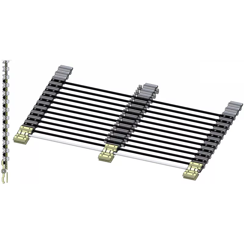 Sieve web DR 1500 with bare rods – web for Grimme DR 1500 potato harvester | made by KiJ