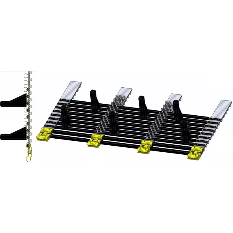 Haulm web DR 1500 on 4 belts – web for Grimme DR 1500 potato harvester | OEM Grimme 300.18407, 300.25773, 300.18646 | made by KiJ