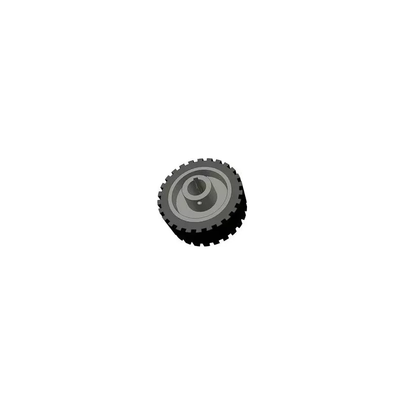 Roller no. 44 – cast iron and rubber drive roller Ø165 mm for Grimme machines | OEM Grimme 076.00823 | made by KiJ