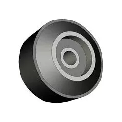 Roller no. 70 – steel and rubber support roller Ø92 mm for Grimme machines | OEM Grimme 200.27581 | made by KiJ