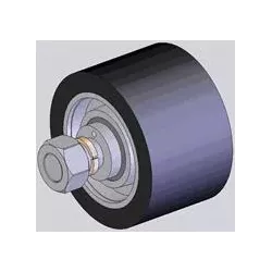 Roller no. 100 – steel and rubber return roller Ø128 mm for Grimme machines | OEM Grimme 200.09304 | made by KiJ