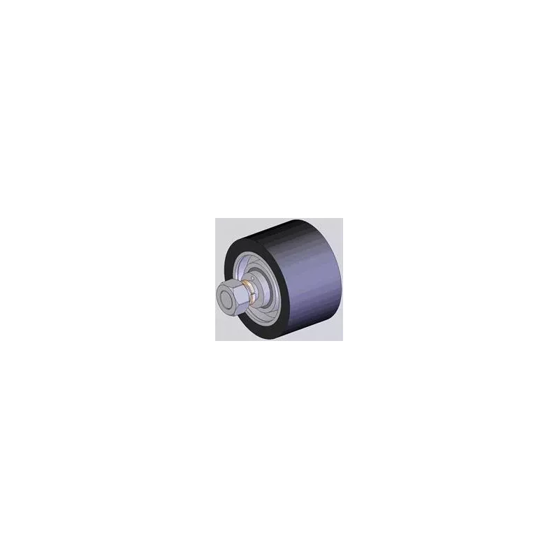 Roller no. 100 – steel and rubber return roller Ø128 mm for Grimme machines | OEM Grimme 200.09304 | made by KiJ