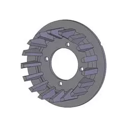 Roller no. 104 – cast iron drive roller Ø178 mm, pitch 35 mm, for Grimme machines | OEM Grimme 006.00030 | made by KiJ