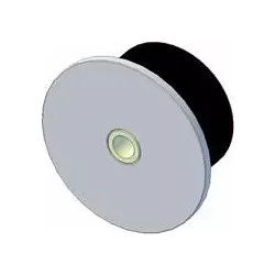 Roller no. 138 – steel and rubber support roller Ø95 mm for Grimme machines | OEM Grimme 200.04529, 200.27584, 200.40281 | made by KiJ