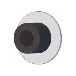 Roller no. 209 – steel and rubber return roller Ø75 mm for Grimme machines | OEM Grimme 200.27673, 088.00297, 200.53264 | made by KiJ