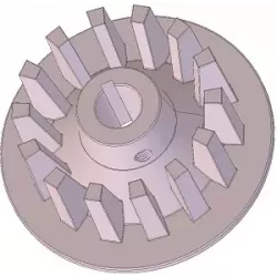 Roller no. 305 – cast iron drive roller Ø140 mm, pitch 35 mm, for Grimme machines | OEM Grimme 006.00370 | made by KiJ