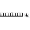 Rubber paddle 10 teeth – paddle for Grimme machines | OEM Grimme 088.00931 | made by KiJ
