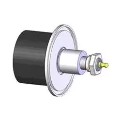 Roller no. 61 – steel and rubber return roller Ø100 mm for Grimme machines | OEM Grimme 200.29585 | made by KiJ