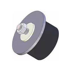 Roller no. 67 – steel and rubber return roller Ø95 mm for Grimme machines | OEM Grimme 088.00361, 200.42056, 200.40603 | made by KiJ