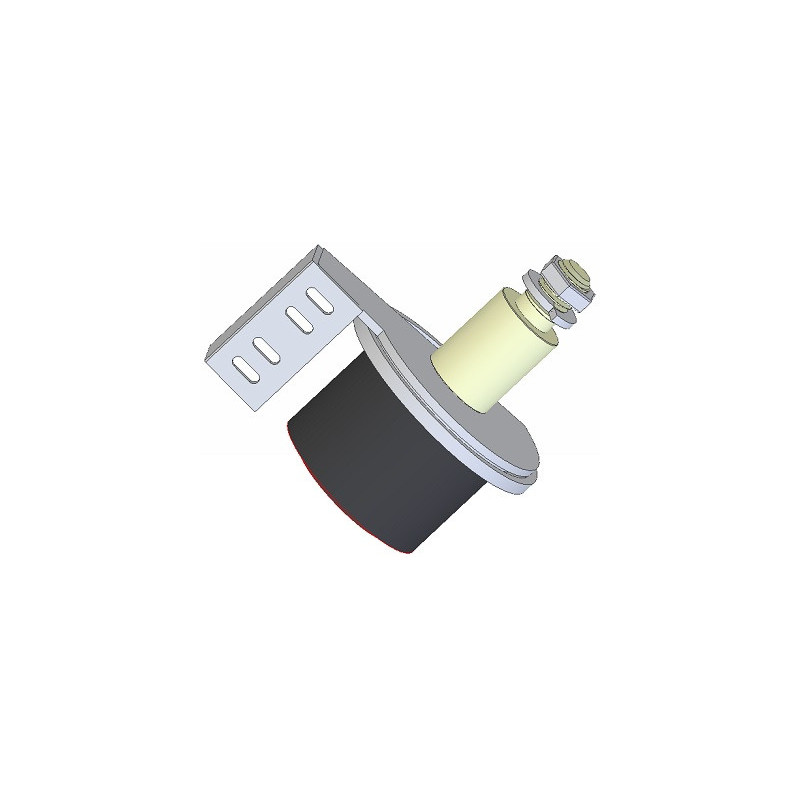 Roller no. 279 – steel and rubber return roller Ø100 mm for Grimme machines | OEM Grimme 200.72138, 076.00759, 100.72138 | made by KiJ