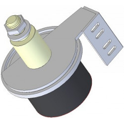 Roller no. 279a – steel and rubber return roller Ø100 mm for Grimme machines | OEM Grimme 200.72137, 076.00759, 100.72135 | made by KiJ
