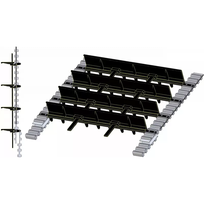 Haulm web with paddles SE 70-20 – web for Grimme SE 70-20 potato harvester | OEM Grimme 300.29377, 300.29280 | made by KiJ