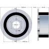 Roller no. 190 – steel and rubber drive roller Ø200 mm for Holmer machines | OEM Holmer 1130010341 | made by KiJ