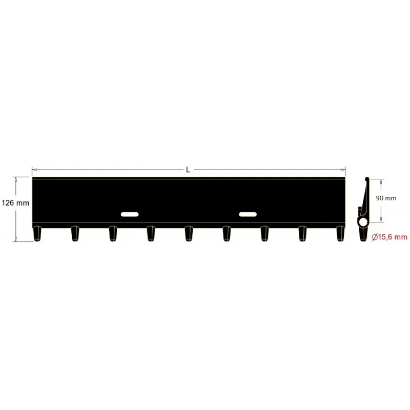 Haulm web paddle 70-20 – paddle for Grimme machines | OEM Grimme 088.00364, 200.29297 | made by KiJ